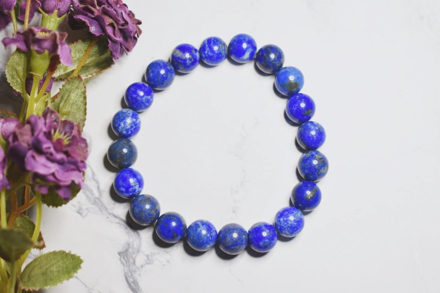 Lapis Lazuli Bracelet - handmade in Québec