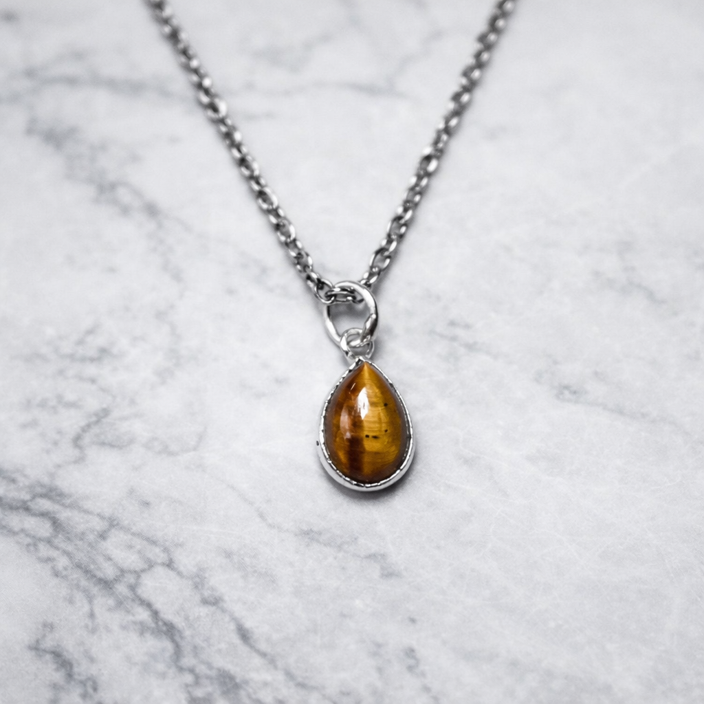 Tiger’s Eye Pendant – 925 Sterling Silver