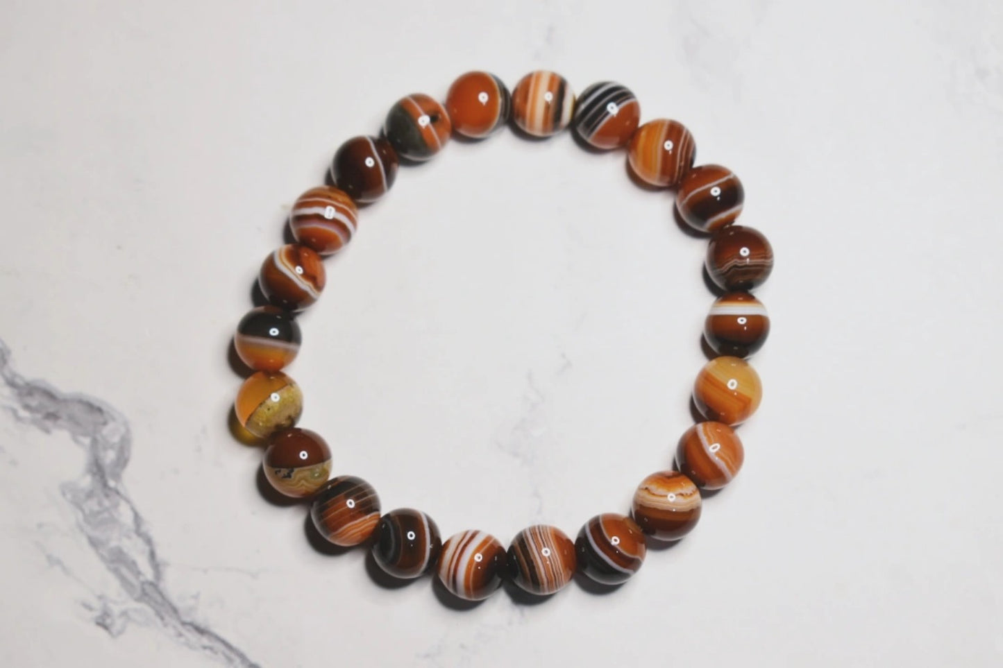 Madagascar Agate Bracelet - handmade in Québec