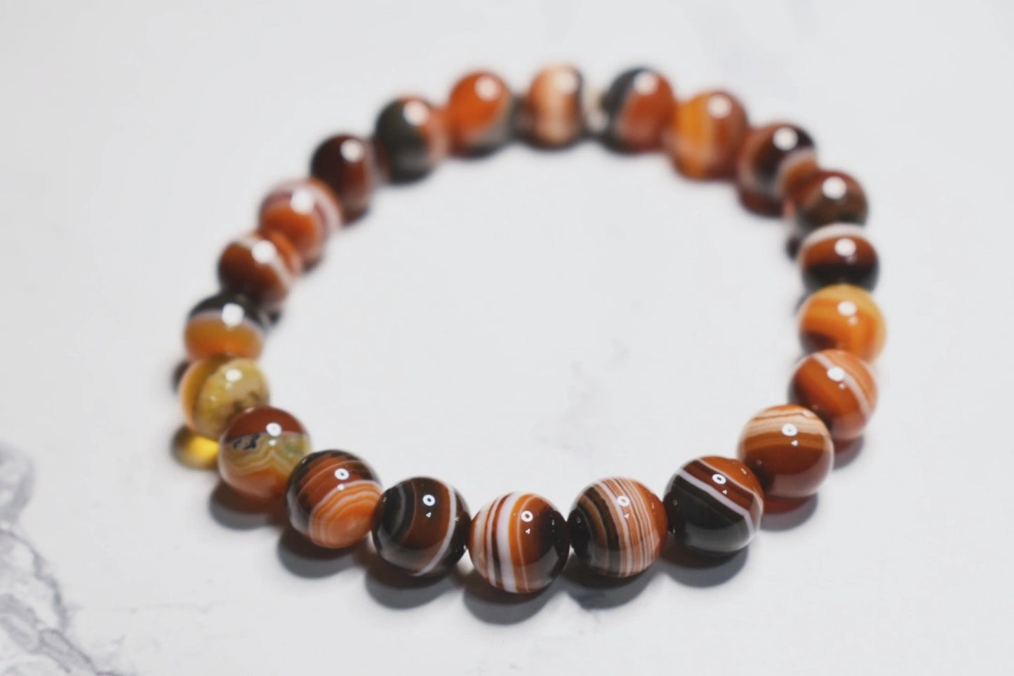Madagascar Agate Bracelet - handmade in Québec