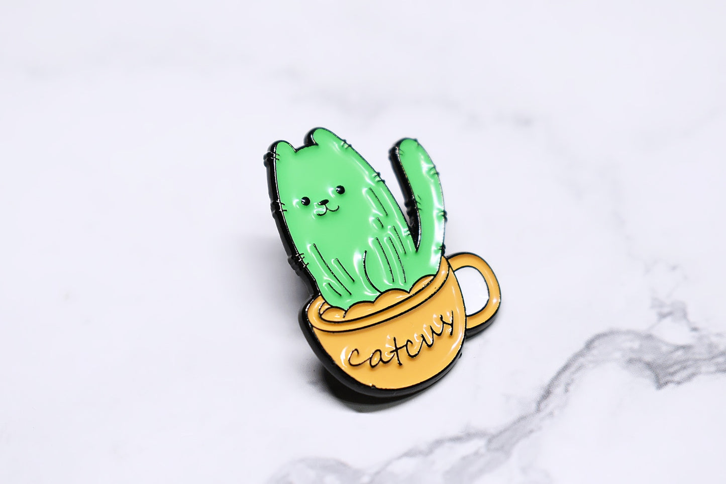 Cactus Cat Enamel Pin