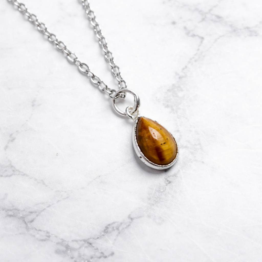 Tiger’s Eye Pendant – 925 Sterling Silver